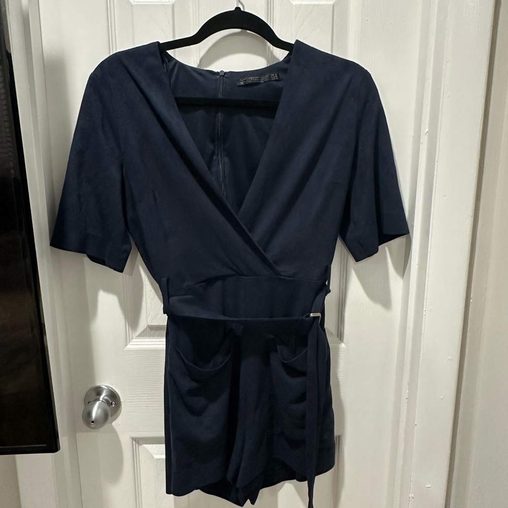 Zara Navy Blue Jumpsuit